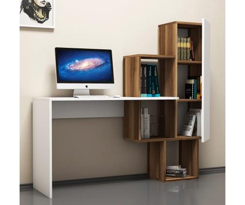 Açelya - Walnut, White