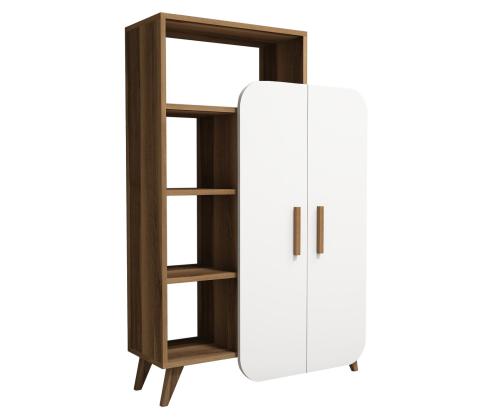 Form - Walnut, White