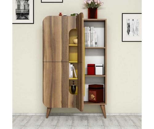 Mine - Walnut, Yellow