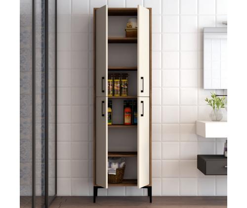 Berlin A - Walnut, Cream