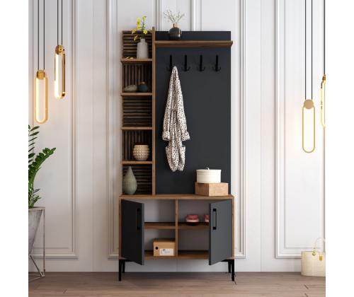 Viyana D - Walnut, Anthracite