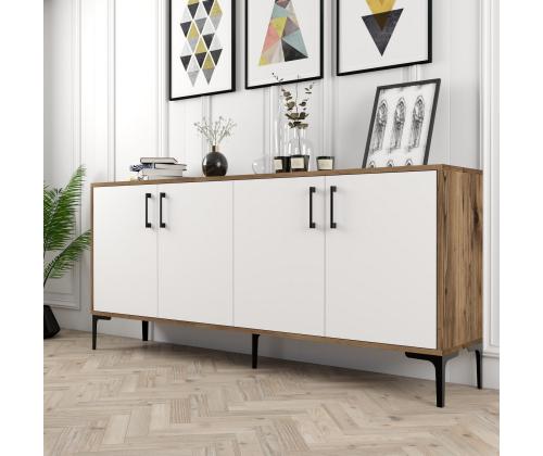 Kiev - Walnut, White