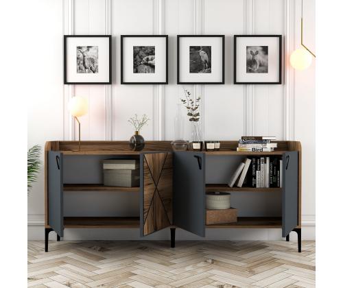 Venedik - Walnut, Anthracite