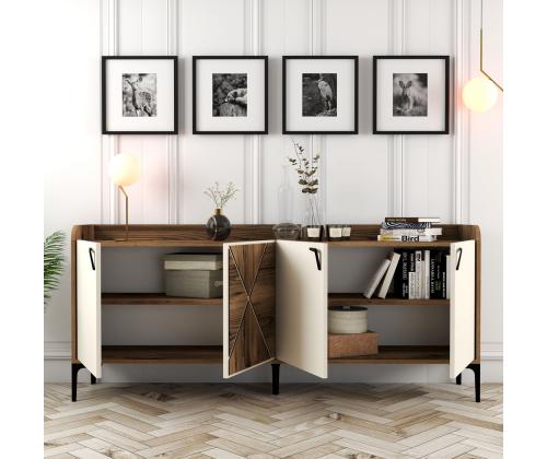 Venedik - Walnut, Cream