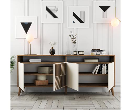 Milan - Walnut, Cream