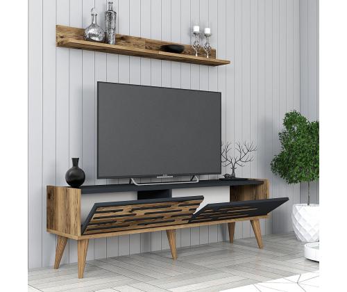TV laud Valensiya 140 - Walnut, Anthracite