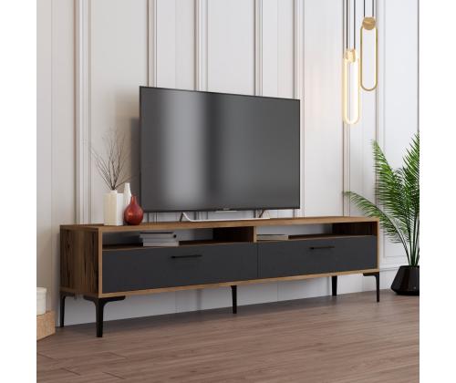 TV laud Istanbul 2 - Walnut Anthracite