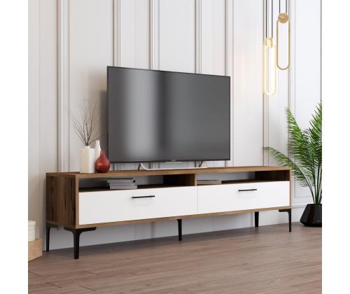 TV laud Istanbul 2 - Walnut White