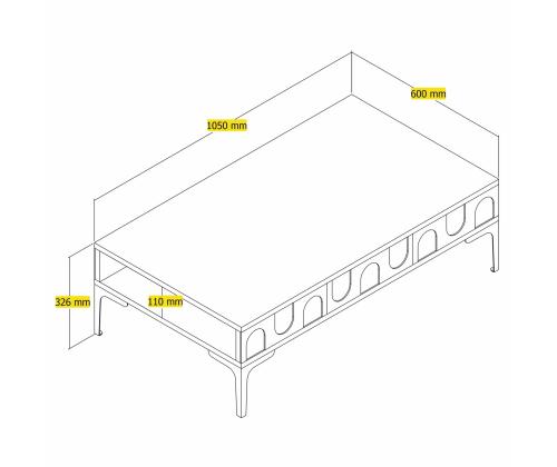 Kohvilaud Lyon 32 - White, Black