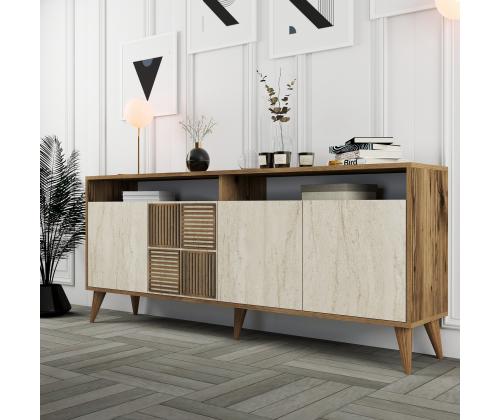 Milan - Walnut, Travertine