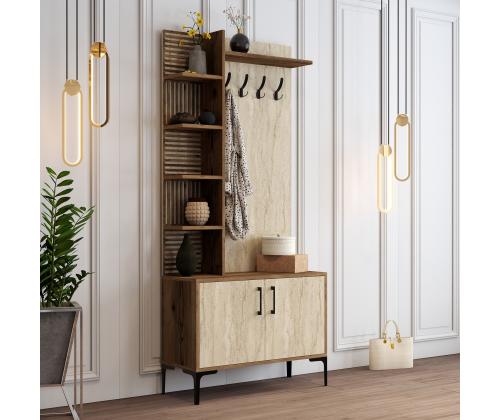 Viyana D - Walnut, Travertine