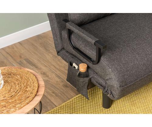 Diivan Sento Single - Dark Grey