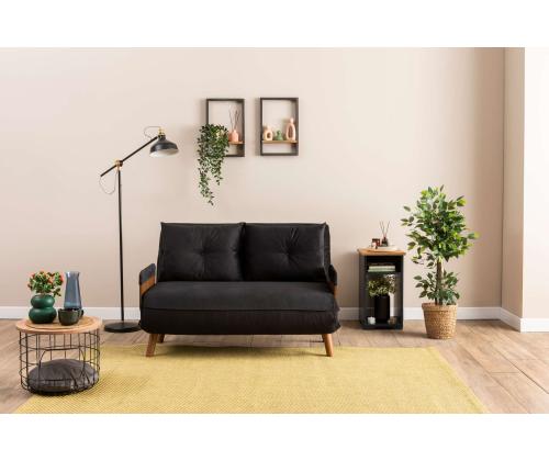 Diivan Cosmo 2-Seater - Black