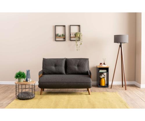Diivan Cosmo 2-Seater - Dark Grey