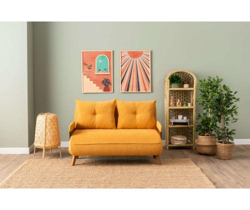 Diivan Cosmo 2-Seater - Bohemian Mustard