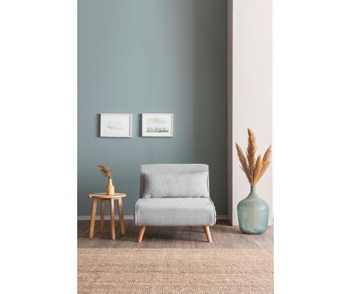 Diivan Folde Single - Teddy Fabric - Grey