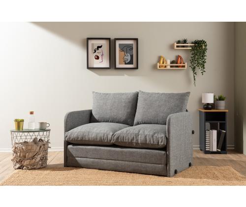 Diivan Saga 2-Seater - Light Grey