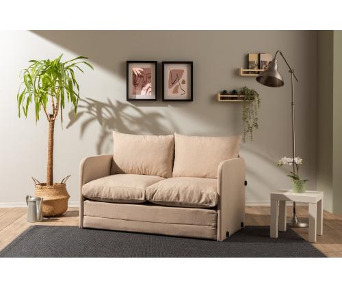 Diivan Saga 2-Seater - Beige