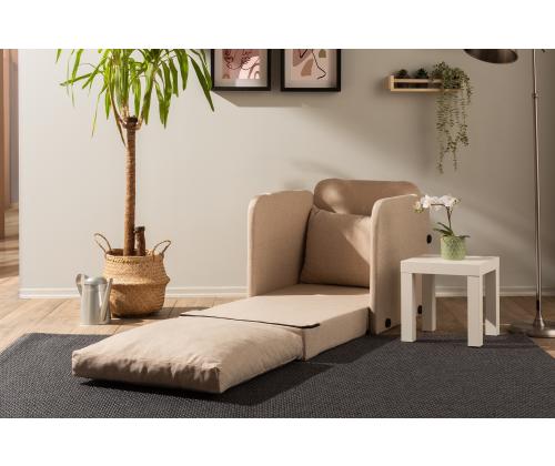 Diivan Saga Single - Beige