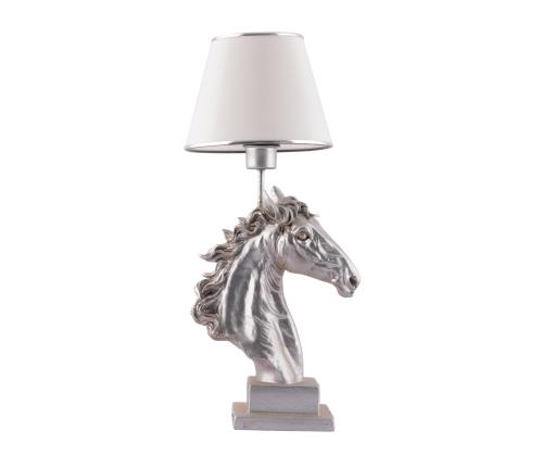 Laud Horse - White, Silver