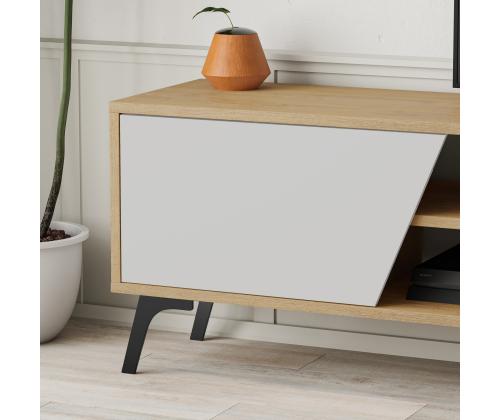 TV laud Fiona - Oak, White