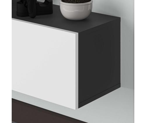 TV laud Francy 180 - Anthracite, White