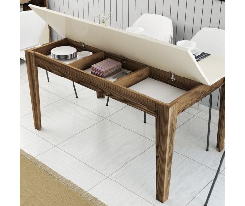 Laud Milan 517 - Walnut, Cream