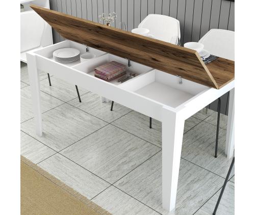 Laud Milan 520 - Walnut, White