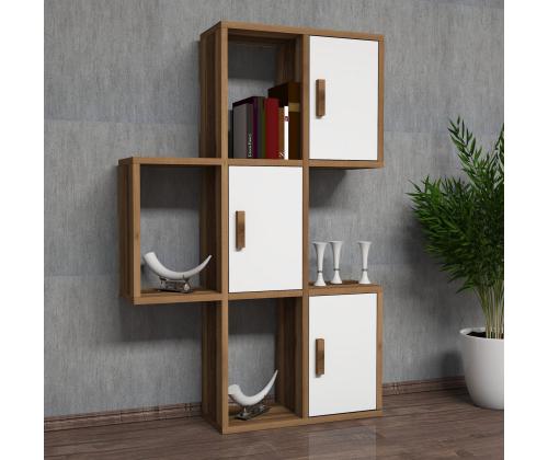 Flora - Walnut, White