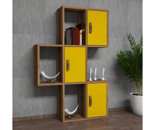 Flora - Walnut, Yellow