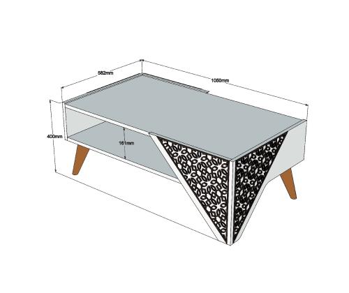 Kohvilaud Beril - Cream