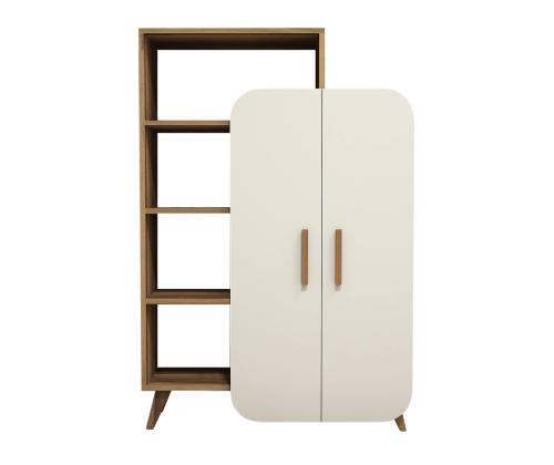 Form - Walnut, Cream