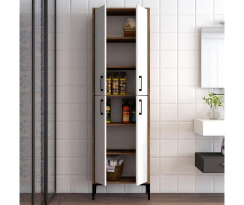 Berlin A - Walnut, White