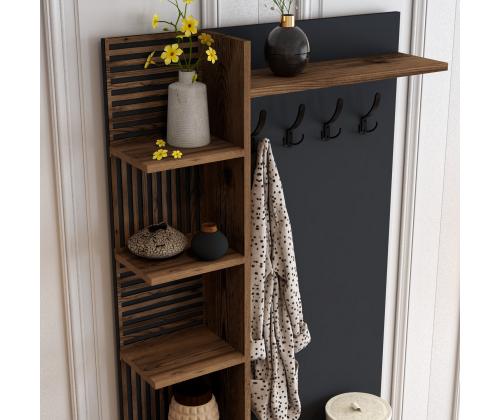 Viyana D - Walnut, Anthracite