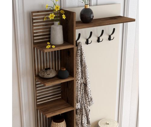 Viyana D - Walnut, Cream