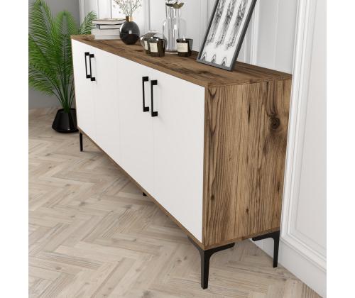 Kiev - Walnut, White