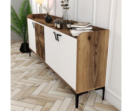 Venedik - Walnut, White