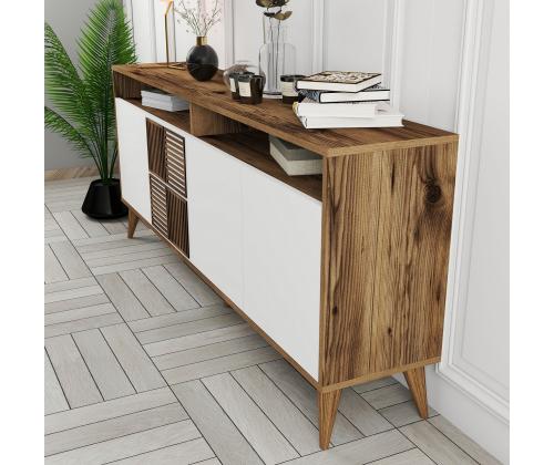 Milan - Walnut, White