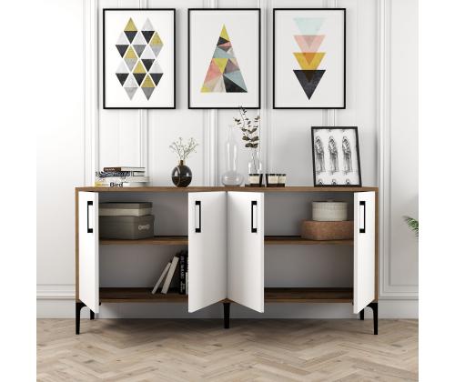 Kiev 160 - Walnut, White