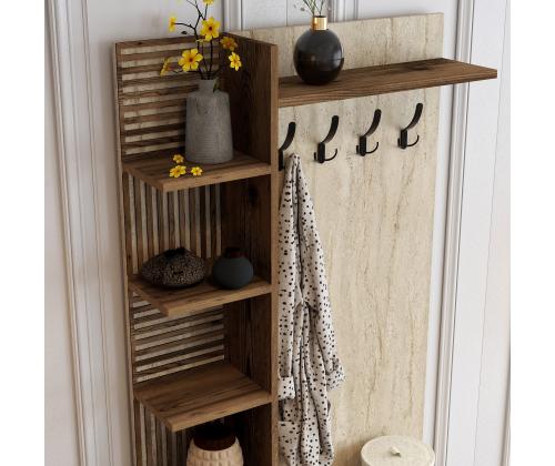 Viyana D - Walnut, Travertine