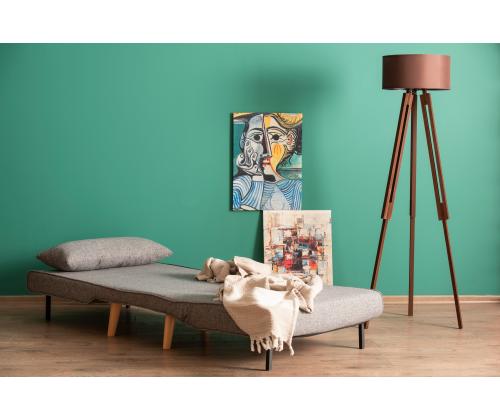 Diivan Folde Single - Light Grey