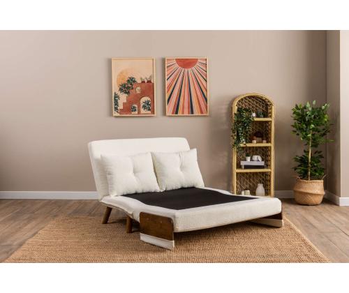 Diivan Cosmo 2-Seater - Teddy White
