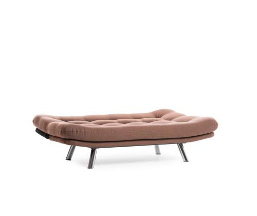 Diivan Misa Small Sofabed - Light Brown