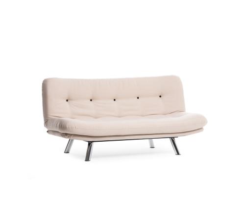 Diivan Misa Small Sofabed v3 - Cream