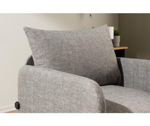 Diivan Saga Single - Light Grey