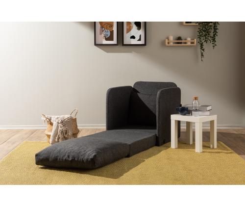 Diivan Saga Single - Dark Grey