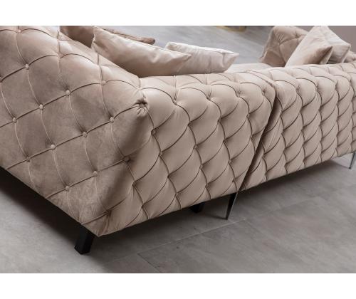 Diivan Como Corner Left - Beige