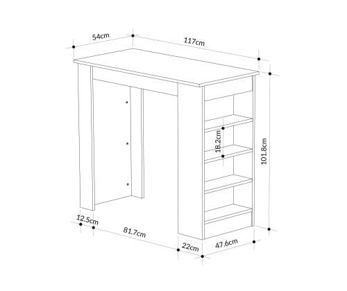 Baarilaud Swallow - White
