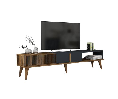 TV laud Milan Alt - Walnut, Anthracite