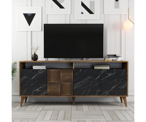 Milan - Walnut, Black Marble